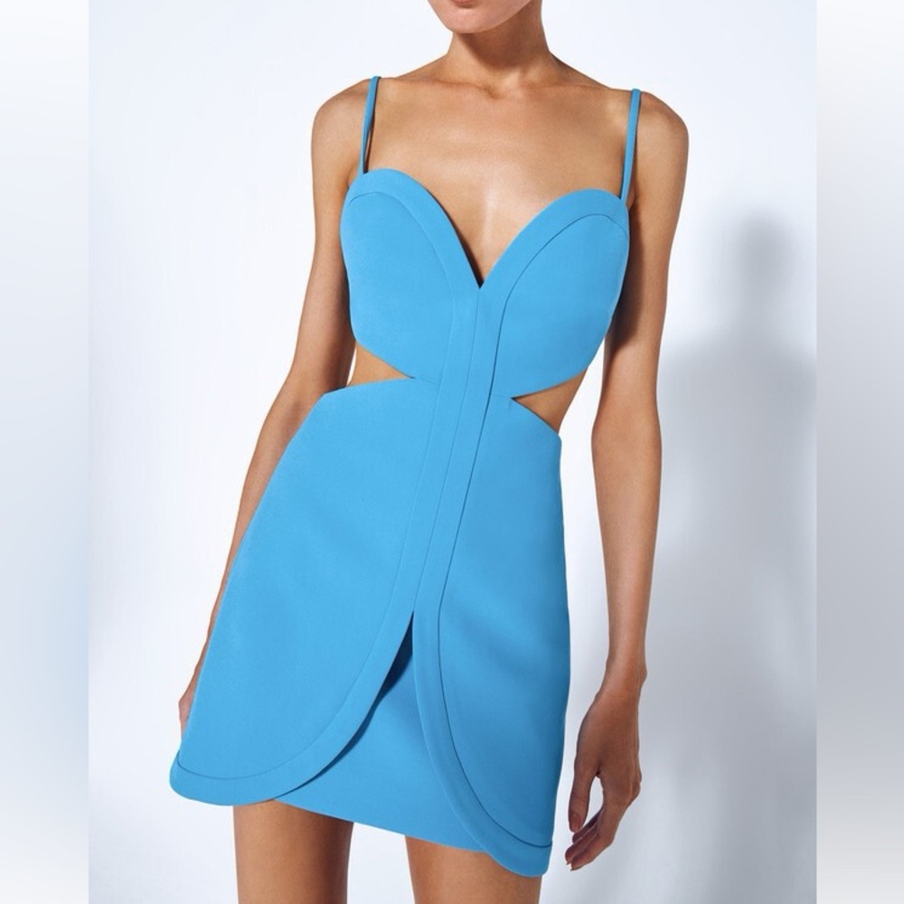 IN SEARCH OF XS BLUE ALEXIS TOYKO MINI DRESS